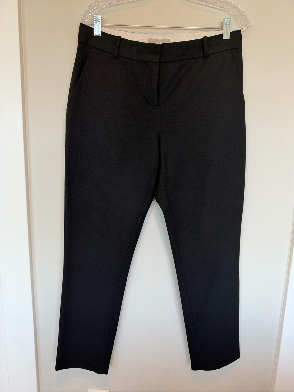 Everlane Black Wool Tailored Ankle Pants